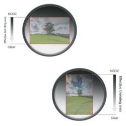 Hoya Filtro Pro ND Grad32 82mm | Filtro neutro gradual para compensación de luz extrema
