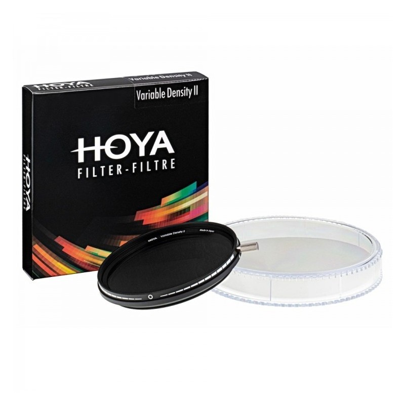 Hoya Filtro Densidad Variable II 72mm | Filtro ND ajustable para exposiciones prolongadas y control de luz en vídeo