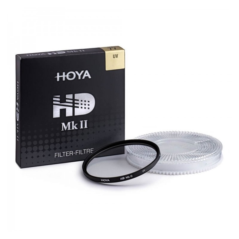 Hoya Filtro UV HD MK II 55mm | Filtro protector ultravioleta con vidrio óptico reforzado