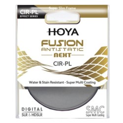 Hoya Filtro PLC Fusion Antiestático Next 55mm | Filtro CPL avanzado para eliminar reflejos y proteger lentes