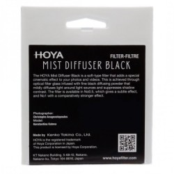 Hoya Filtro BK Mist N 01 82mm | Filtro artístico de difusión suave para cine y retrato