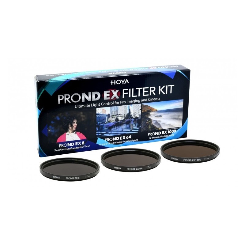 Hoya Kit Filtro Pro ND8/ND64/ND1000 52mm | Pack de filtros ND de 3, 6 y 10 pasos para fotografía creativa