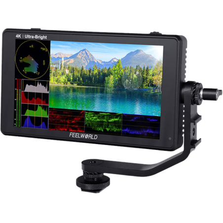 Feelworld LUT6 Monitor | Monitor táctil 4K de 6" con LUTs personalizados para grabación profesional