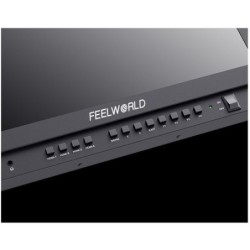 Feelworld ATEM 156 Monitor | Monitor Quad Split de 4 entradas HDMI, ideal para multicámara y producción en vivo