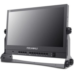 Feelworld ATEM 156 Monitor | Monitor Quad Split de 4 entradas HDMI, ideal para multicámara y producción en vivo