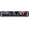 Feelworld T51 Monitor | Monitor triple de 5” para rack de estudio con entrada HDMI y SDI, ideal para multicámara