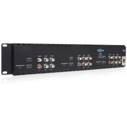 Feelworld T51 Monitor | Monitor triple de 5” para rack de estudio con entrada HDMI y SDI, ideal para multicámara