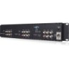 Feelworld T51 Monitor | Monitor triple de 5” para rack de estudio con entrada HDMI y SDI, ideal para multicámara