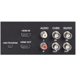 Feelworld T51 Monitor | Monitor triple de 5” para rack de estudio con entrada HDMI y SDI, ideal para multicámara