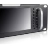 Feelworld T51 Monitor | Monitor triple de 5” para rack de estudio con entrada HDMI y SDI, ideal para multicámara