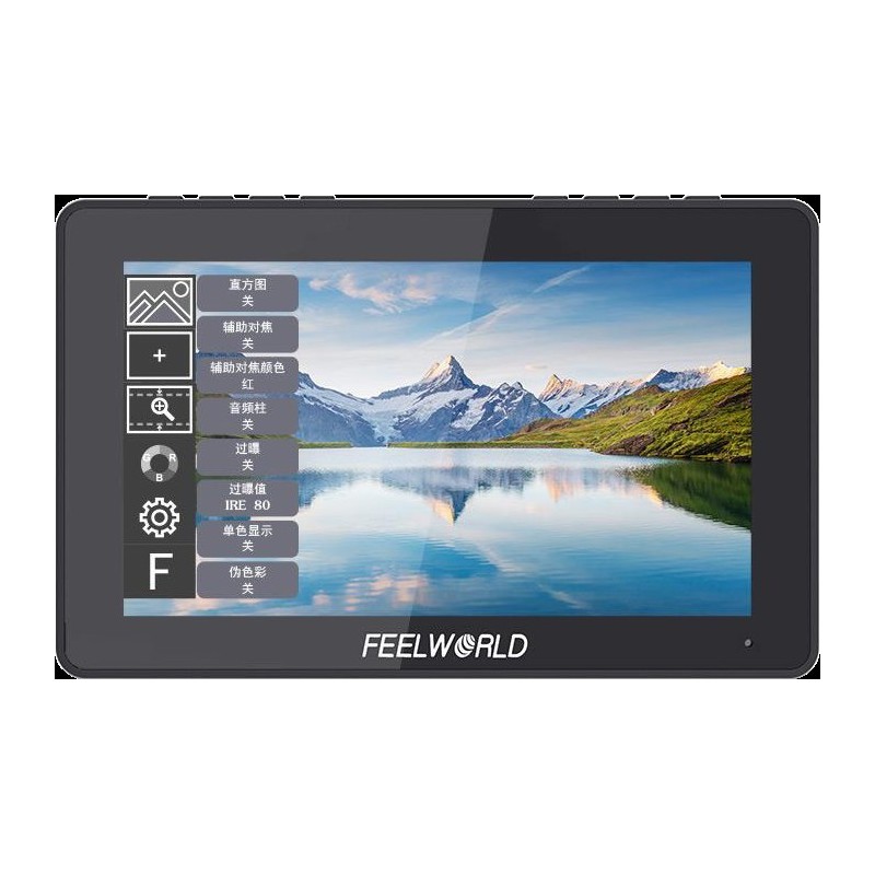 Feelworld Monitor 6" F5 Pro V4 | Monitor Full HD táctil con montura F970 y entrada 4K HDMI para DSLR y vídeo profesional