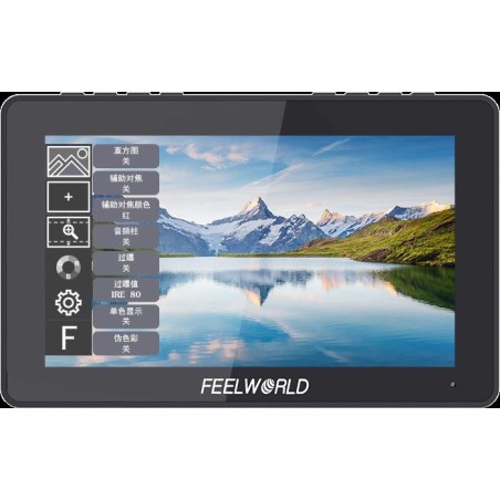 Feelworld Monitor 6" F5 Pro V4 | Monitor Full HD táctil con montura F970 y entrada 4K HDMI para DSLR y vídeo profesional