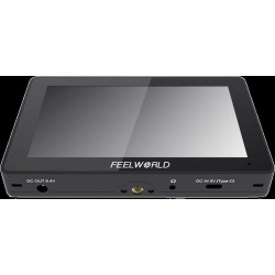 Feelworld Monitor 6" F5 Pro V4 | Monitor Full HD táctil con montura F970 y entrada 4K HDMI para DSLR y vídeo profesional