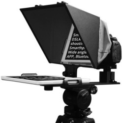 Feelworld Teleprompter TP13A | Teleprompter profesional de 13.3” para cámaras DSLR, mirrorless y ENG con pantalla incluida