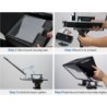 Feelworld Teleprompter TP16 | Teleprompter profesional de 15.6” con entrada HDMI y control remoto para presentaciones y grabació
