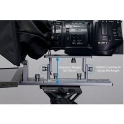 Feelworld Teleprompter TP16 | Teleprompter profesional de 15.6” con entrada HDMI y control remoto para presentaciones y grabació