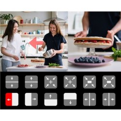 Feelworld L4 Mezclador de Video | Switcher profesional HDMI con 4 canales, multiview y streaming USB para directo