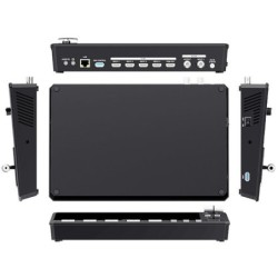 Feelworld L4 Mezclador de Video | Switcher profesional HDMI con 4 canales, multiview y streaming USB para directo