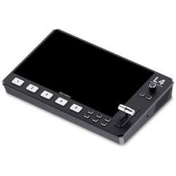 Feelworld L4 Mezclador de Video | Switcher profesional HDMI con 4 canales, multiview y streaming USB para directo