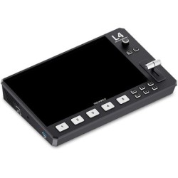 Feelworld L4 Mezclador de Video | Switcher profesional HDMI con 4 canales, multiview y streaming USB para directo