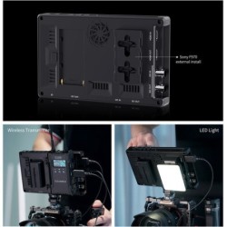 Feelworld Monitor SH7 | Monitor HDMI/SDI de 7” con 2600 nits y funciones avanzadas de exposición y enfoque
