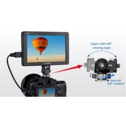 Feelworld Monitor 7" T7 Plus | Monitor Full HD de 7” con entrada HDMI, soporte LUTs 3D y herramientas profesionales