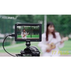 Feelworld Monitor 7" T7 Plus | Monitor Full HD de 7” con entrada HDMI, soporte LUTs 3D y herramientas profesionales