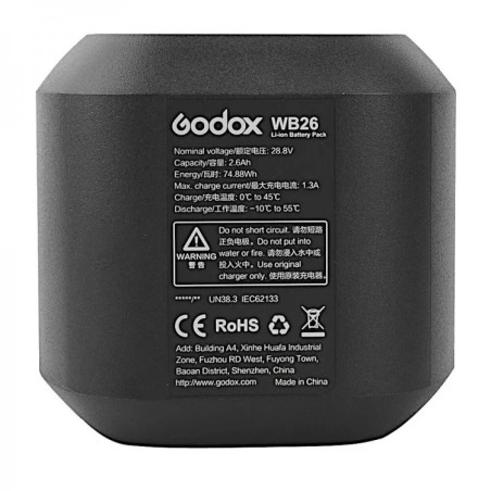 Godox WB26 | Compra en Equipa Tu Cámara | Batería AD600Pro