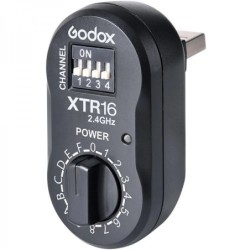 Godox Emisor XT-16 | Controlador inalámbrico manual con 16 canales para flashes Godox