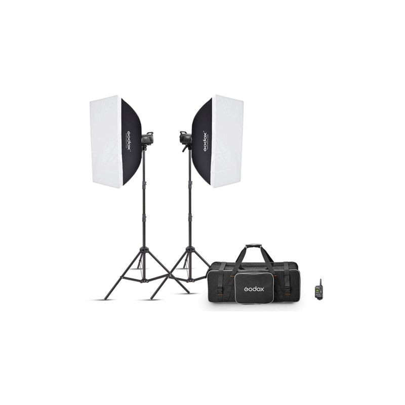 Godox MS200V-F Kit Flash de Estudio 200W | Kit de Flash de Estudio | Kit de Flash con Reciclado Rápido