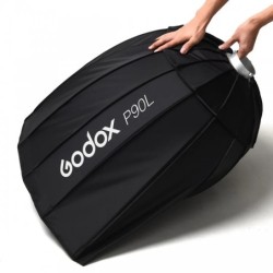 Godox P90L Softbox Parabólico 90cm | Softbox profundo con luz envolvente y compatible con montura Bowens
