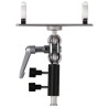 Nanlite Soporte con Rótula para PavoTube | soporte rotula pavotube | montura pavotube tripode | soporte ajustable tubo led