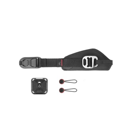 Peak Design Clutch CL3 Negra Correa de Mano | Correa lateral para cámaras réflex y sin espejo de tamaño medio o grande