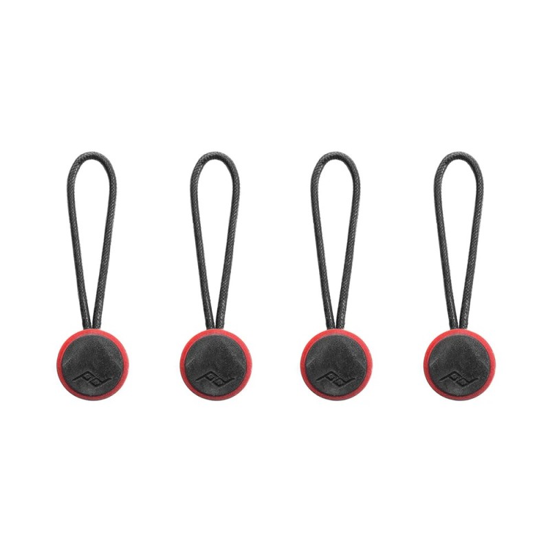 Peak Design Pack de 4 Micro Anclajes - Rojos | Repuestos para correas Peak Design con conexión rápida