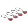 Peak Design Pack de 4 Micro Anclajes - Rojos | Repuestos para correas Peak Design con conexión rápida