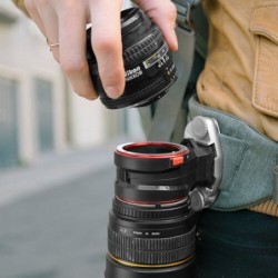 Peak Design Lens Kit Nikon V2 | Adaptador rápido para intercambio de objetivos Nikon en campo