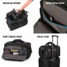 Tenba Bolsa de Hombro Cineluxe V2 16 Negra | Bolsa profesional para cámaras de video y accesorios