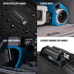 Tenba Bolsa de Hombro Cineluxe V2 16 Negra | Bolsa profesional para cámaras de video y accesorios