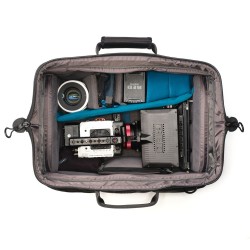 Tenba Bolsa de Hombro Cineluxe V2 21 Negra Hightop | Bolsa de transporte profesional para cámaras de cine y video