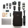 Tenba Mochila Fulton V2 16L Negra | Mochila fotográfica compacta y segura para cámaras DSLR y mirrorless