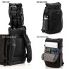 Tenba Mochila Fulton V2 16L Negra | Mochila fotográfica compacta y segura para cámaras DSLR y mirrorless