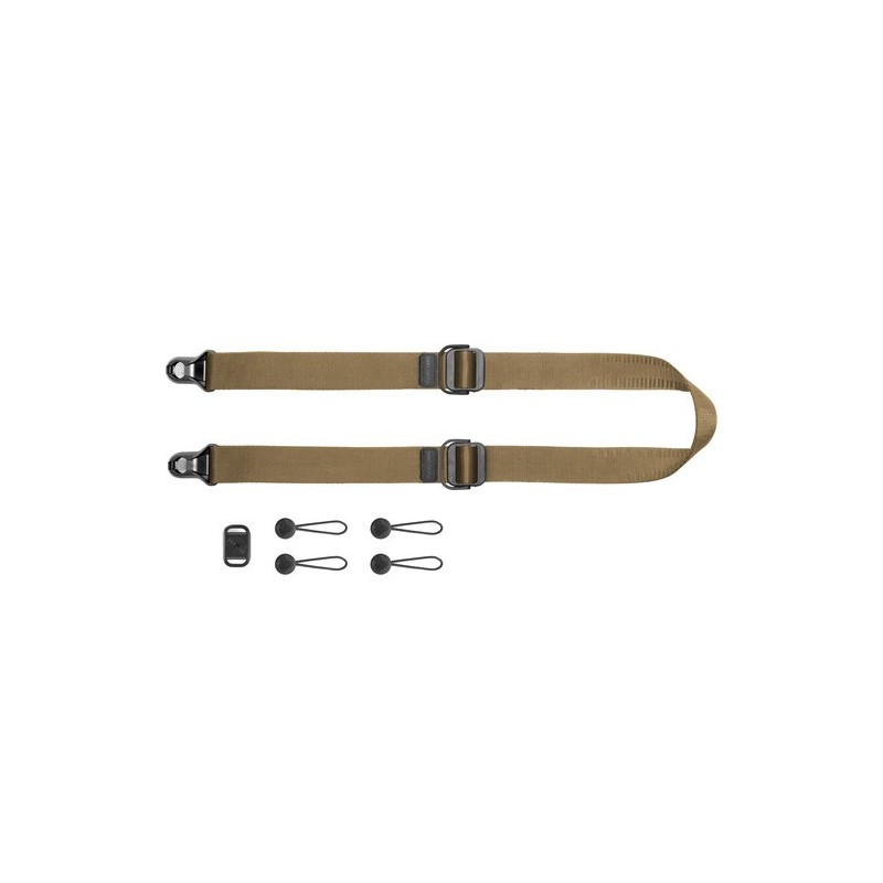 Peak Design Slide Lite Coyote Correa | Correa ligera y resistente para cámaras mirrorless en color Coyote
