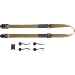 Peak Design Leash Coyote Correa | Correa ultraligera y ajustable para cámaras pequeñas o uso diario