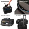 Tenba Bolsa de Hombro Cineluxe V2 21 Negra | Bolsa de transporte profesional para cámaras de cine y video