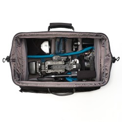 Tenba Bolsa de Hombro Cineluxe V2 24 Negra | Bolsa profesional de gran capacidad para cámaras de video y accesorios