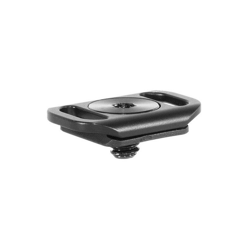 Peak Design Placa de Fijación Anchor Mount Negra | Adaptador bajo perfil para correas con anclajes Peak Design