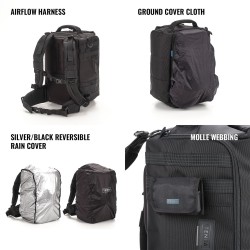 Tenba Mochila Cineluxe V2 16 Negra | Mochila profesional para cámaras de video y accesorios
