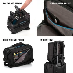 Tenba Mochila Cineluxe V2 16 Negra | Mochila profesional para cámaras de video y accesorios