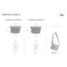 Peak Design Everyday Sling 3L V2 Gris Estuche | Estuche compacto para cámara y accesorios de uso diario