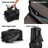 Tenba Mochila Cineluxe V2 21 Negra | Mochila profesional de gran capacidad para cámaras de cine y video